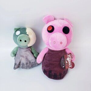 PhatMojo Roblox Piggy Series 2 Collectible Plush & ZomPiggy Plush Lot